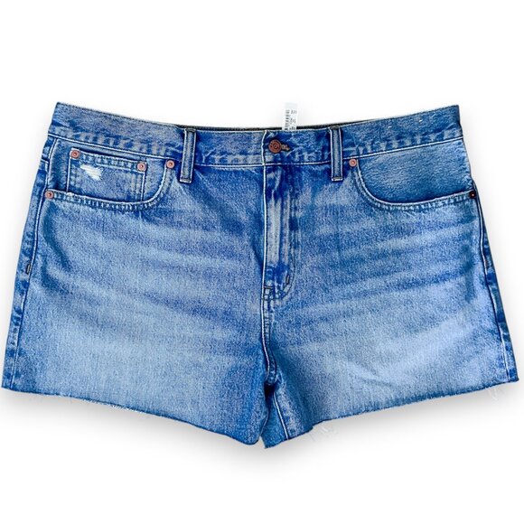 NWT! Madewell Relaxed Denim Shorts, Size 32 US 14 - Picture 7 of 7